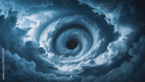 Wallpaper Mural Vortex of swirling clouds Torontodigital.ca