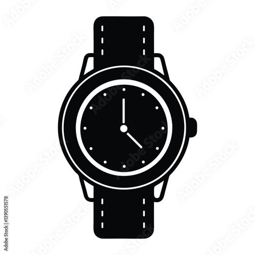 wristwatch vector illustration