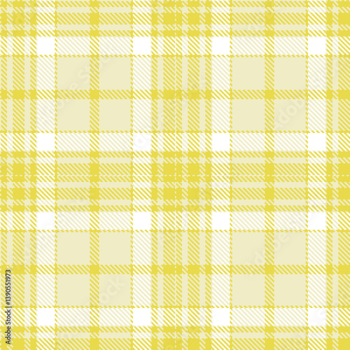 Dusky pale Tartan patterns fabric texture. Contemporary Deep dull yellow Seamless Tartan