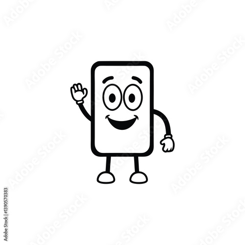 vector illustration of a cartoon character