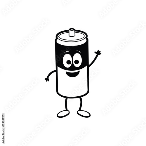 illustration of a tin can