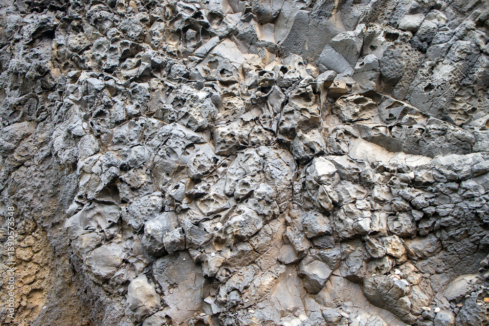 Unique rock formations showcase intricate textures and patterns in natural landscape Unique rock formations showcase intricate textures and patterns in natural landscape
