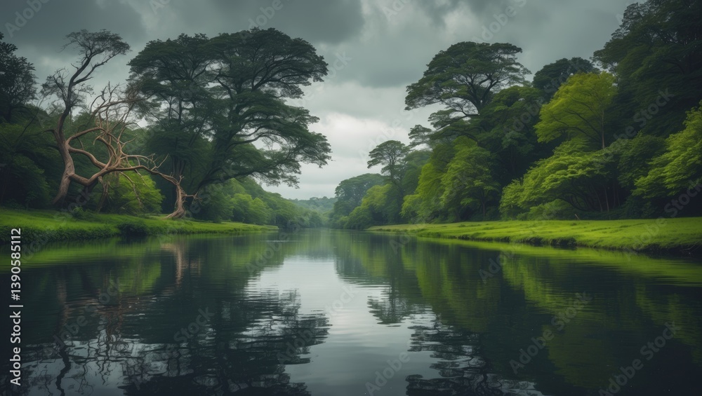 The longest river in the world by length and discharge volume of water. It traverses several countries. The longest river in the world by length and discharge volume of water. It traverses several countries.