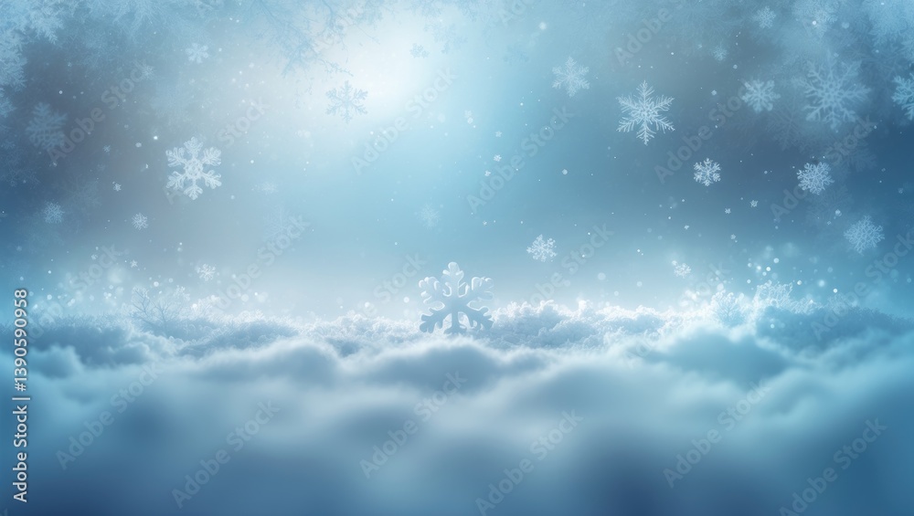 Background of abstract blue snow blur Background of abstract blue snow blur