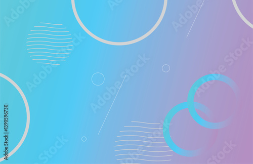 Geometric background with gradient color