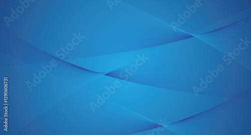 Modern Blue Background With Geometric Squares