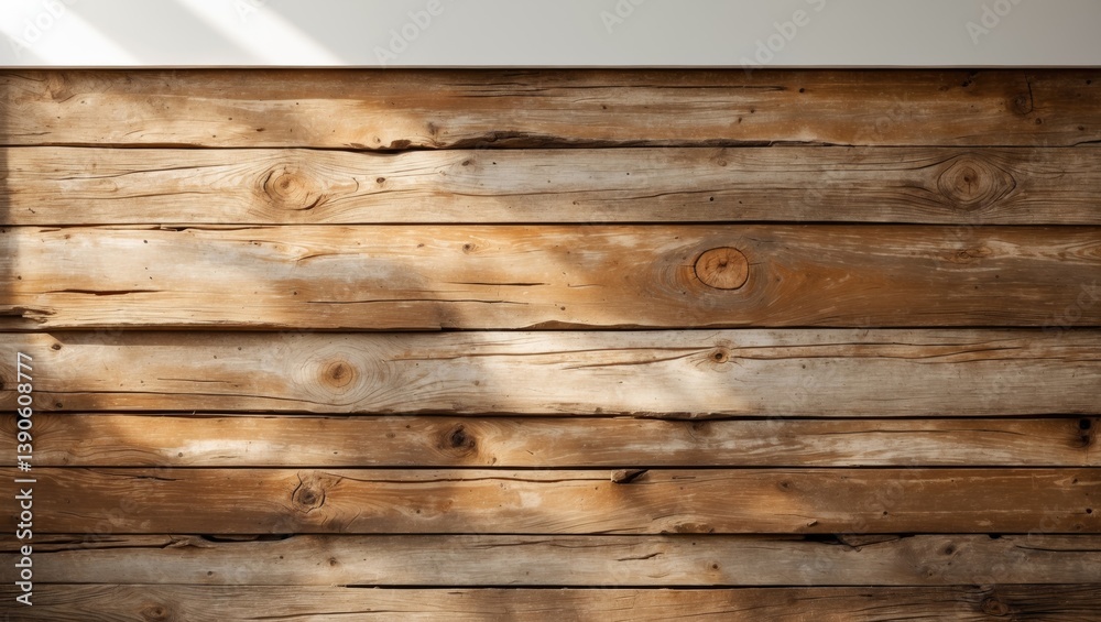 Naklejka premium Wooden Barrier
