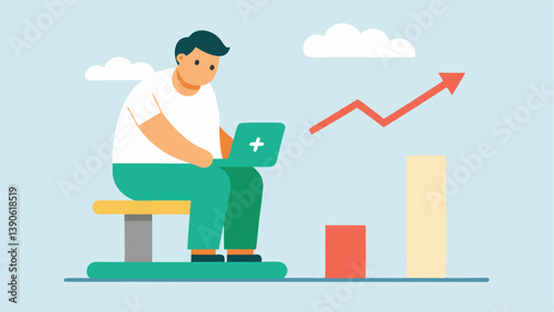 Doctors Visit A worried patient sitting on an exam table with a doctor pointing at a chart showing rising weight trends and health risks emphasizing the consequences of poor