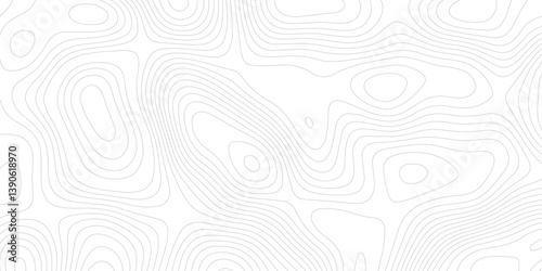 wave paper curved reliefs abstract background topographic map line, contour background Vector geographic contour map.