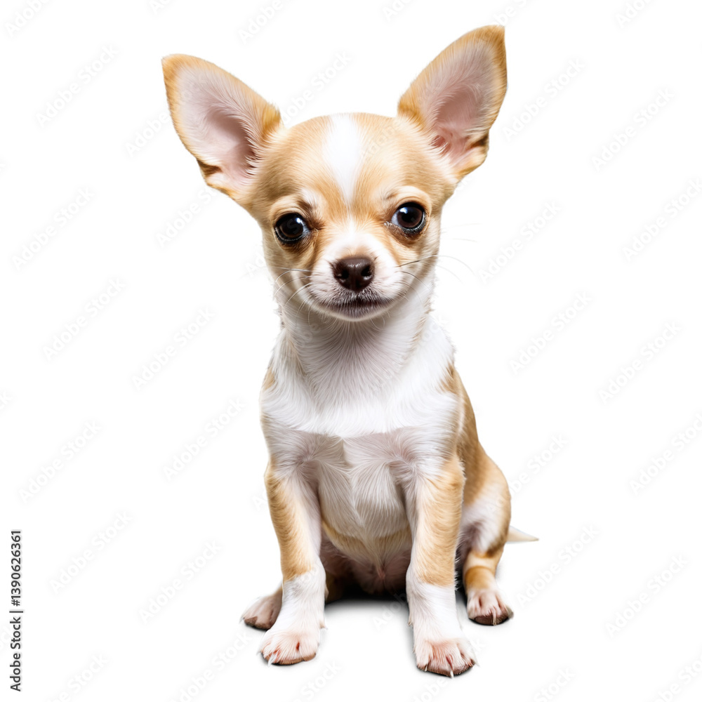 chihuahua puppy isolated on transparent background chihuahua puppy isolated on transparent background
