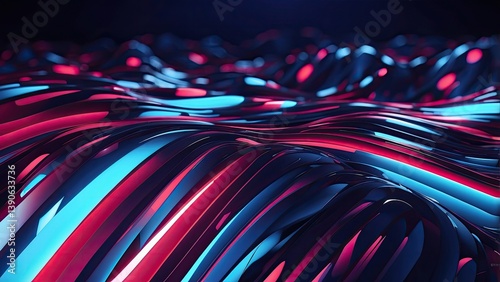 Abstract digital illustration featuring smooth