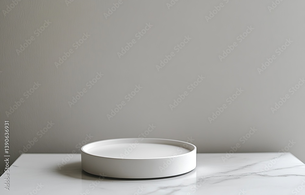 Minimalist gray background for product photography, with just one object as the highlight. Minimalist gray background for product photography, with just one object as the highlight.