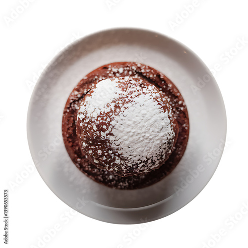  chocolate cake isolated