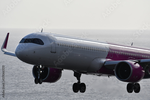 PLANE TAKING OFF AND LANDING FROM THE PLANE, ROLLING ON THE RUNWAY