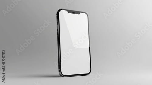 スタイリッシュなベゼルレススマートフォン、モックアップイメージ