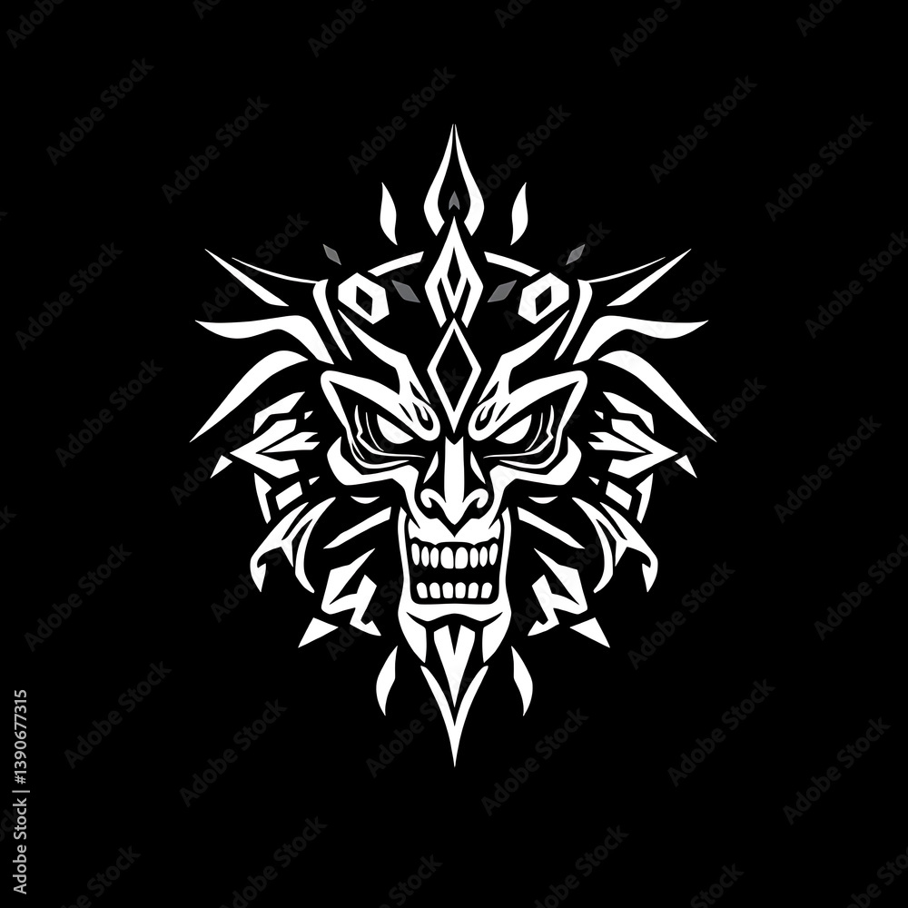 Fototapeta premium tribal tattoo design