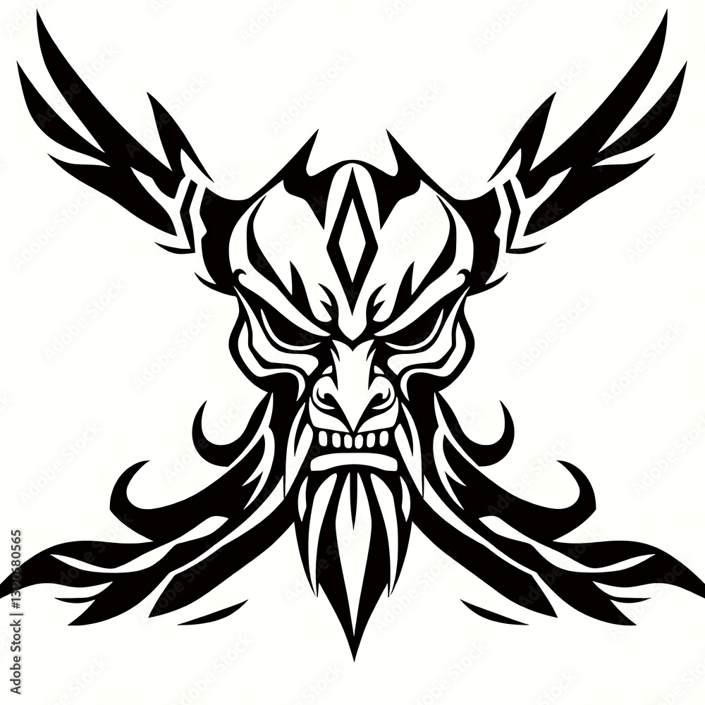 Obraz premium tribal tattoo design