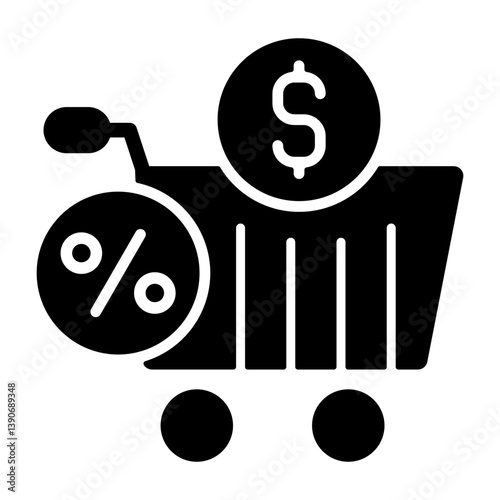 Sales Tax Solid Solid Icon