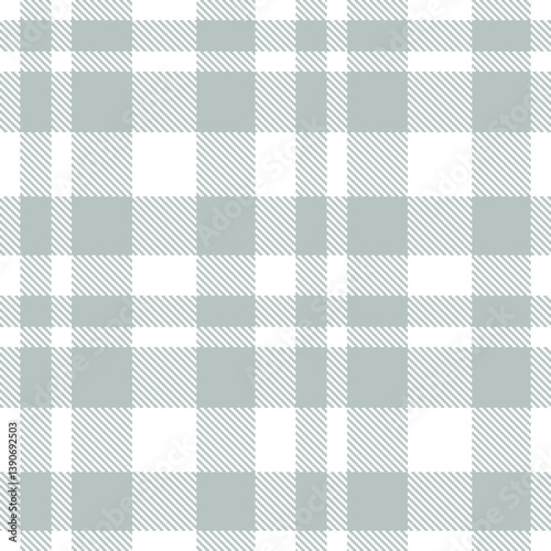 Wallpaper Mural Classic white Seamless Tartan with Classic silver accents Fabric Design Torontodigital.ca