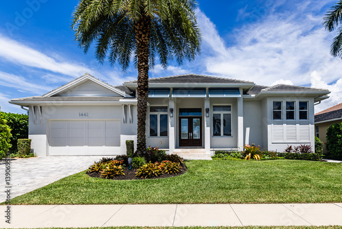 Luxury House Exterior on Marco Island Florida