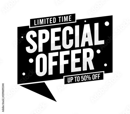 Banner design. Special offer