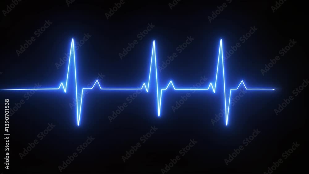animated heartbeat pulse on dark background animated heartbeat pulse on dark background