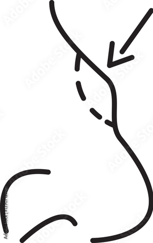 nose surgery icon 