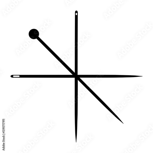 Needles and Pin Icon