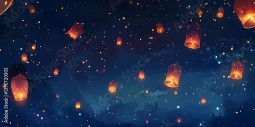 Traditional Lantern Celebration with Full Moon

