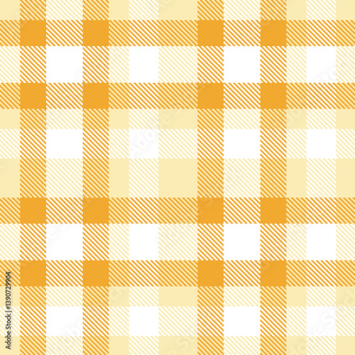 Deep pale peach Tartan patterns fabric texture. Contemporary Sandy butterscotch Seamless Tartan
