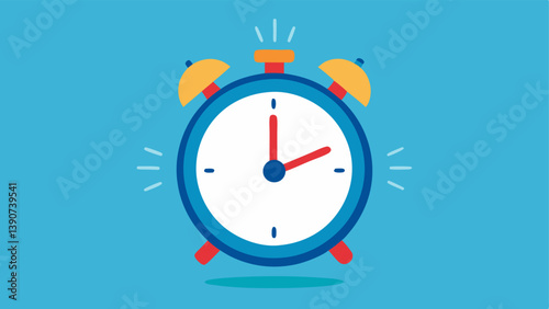 Obraz na płótnie Alarm Clock An alarm clock set to a specific time representing the urgency to act quickly to avoid accruing more high interest debt. w salonie