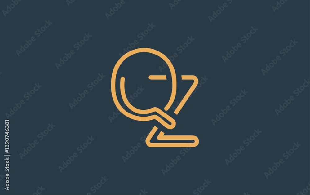 QZ Minimalistic Line Art Logo Design with Abstract Lettering. Abstract minimalistic logo design featuring a sleek line art style. QZ Minimalistic Line Art Logo Design with Abstract Lettering. Abstract minimalistic logo design featuring a sleek line art style.