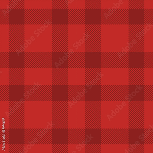 Rich scarlet and Dusty blood Seamless Tartan Fabric Design