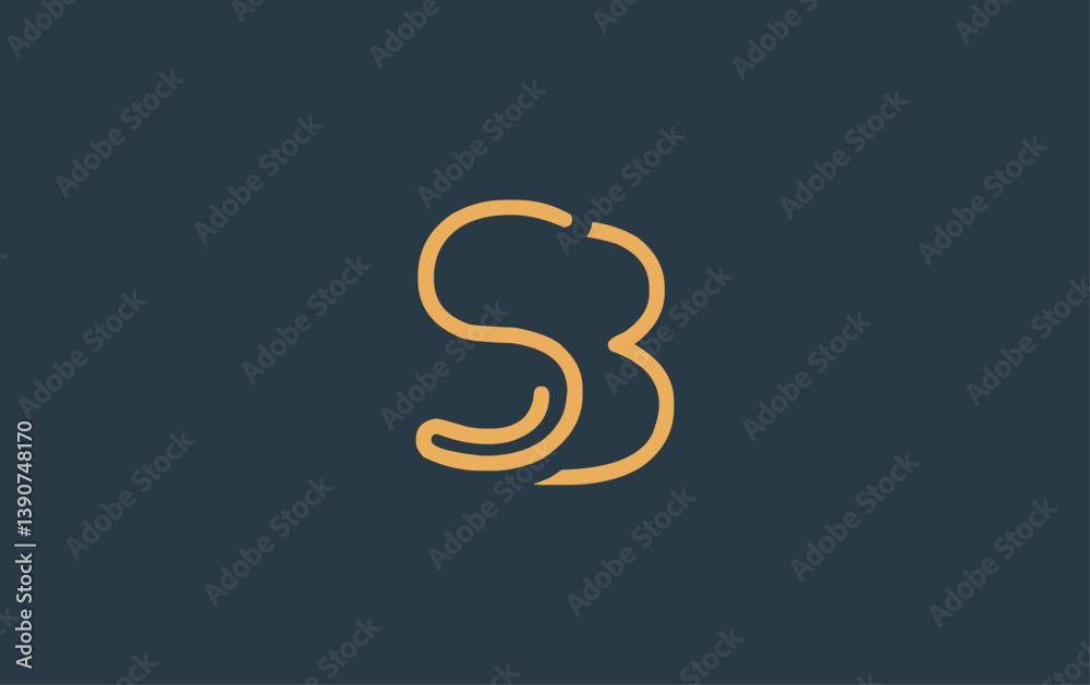 SB Minimalistic Line Art Logo Design with Abstract Lettering. Abstract minimalistic logo design featuring a sleek line art style. SB Minimalistic Line Art Logo Design with Abstract Lettering. Abstract minimalistic logo design featuring a sleek line art style.