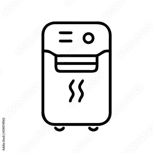 Dehumidifier icon in minimalist design