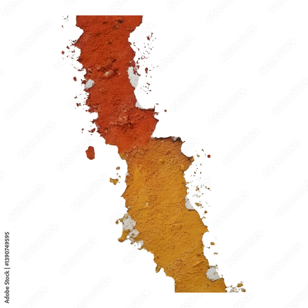 Fototapeta premium Abstract Paint Splash with Earthy Brown and Red Tones