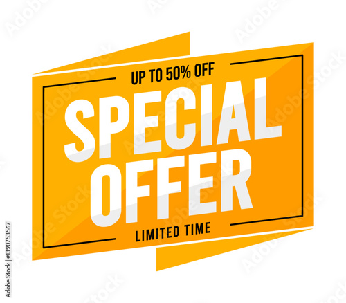 Banner design. Special offer