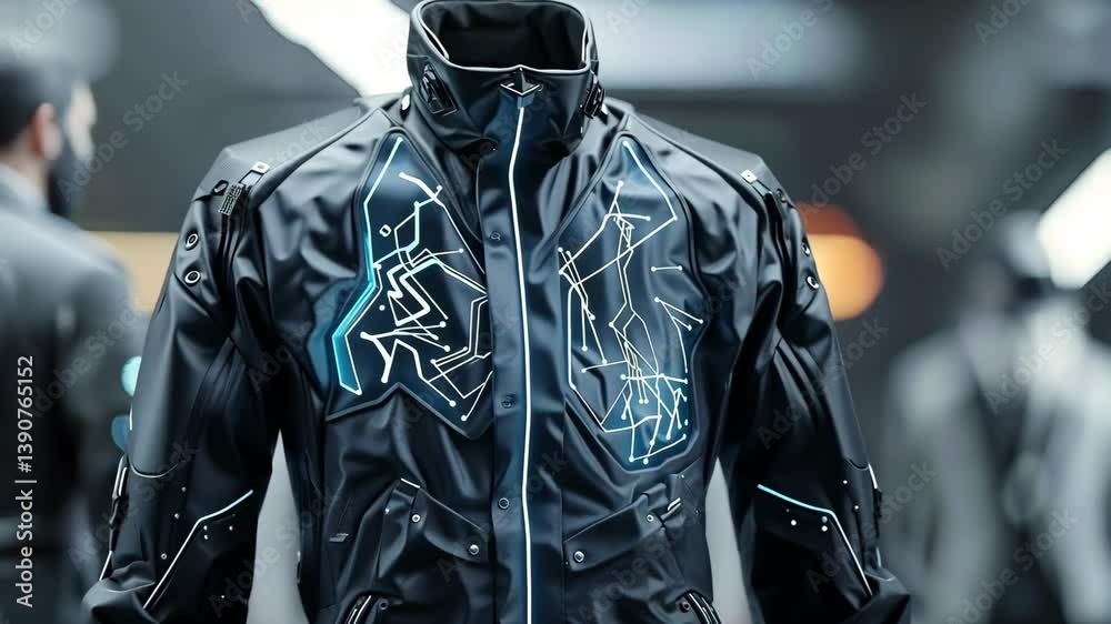 Futuristic smart clothing with embedded sensors