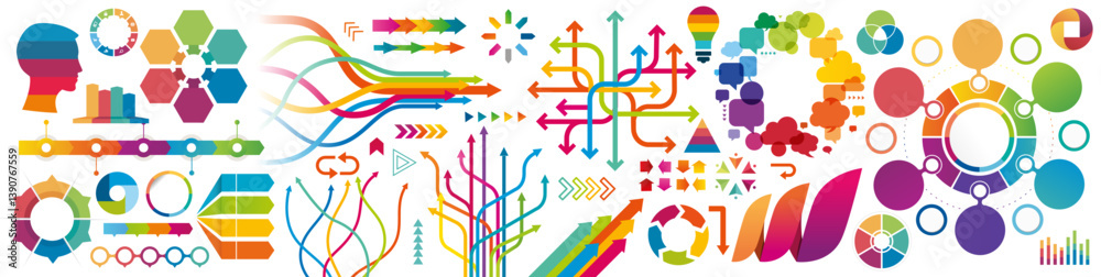 Obraz premium Set of Infographic Elements 