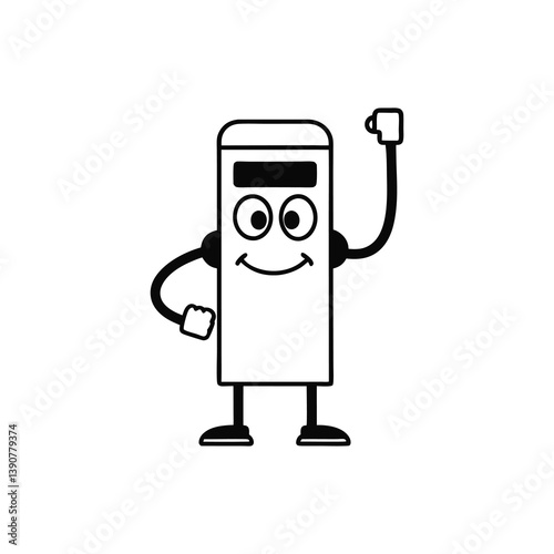 gas pump vector