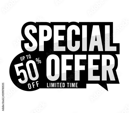 Banner design. Special offer