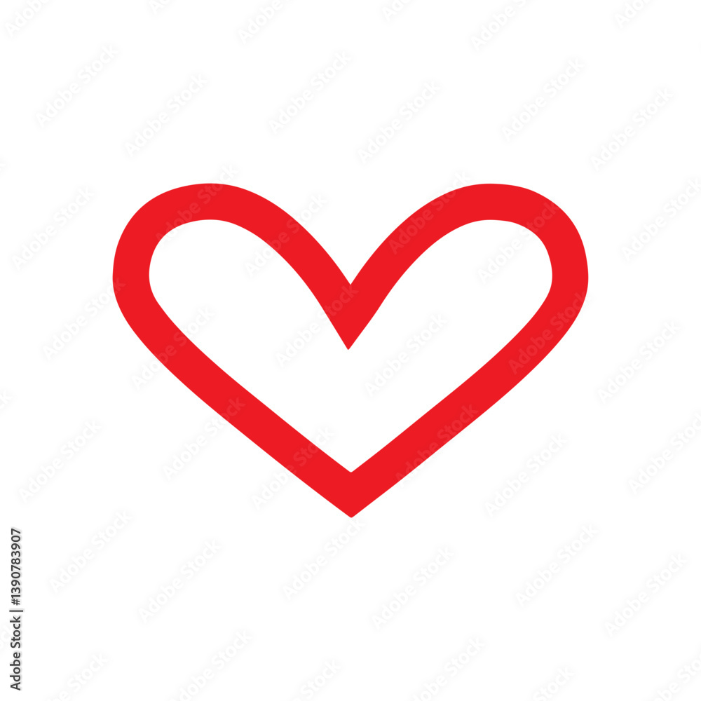 Heart clip art design on plain white transparent isolated background for card, shirt, hoodie, sweatshirt, apparel, tag, mug, icon, poster or badge Heart clip art design on plain white transparent isolated background for card, shirt, hoodie, sweatshirt, apparel, tag, mug, icon, poster or badge