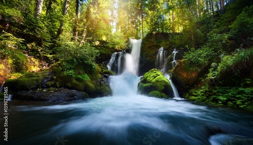 waterfall in the forest