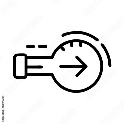 Acceleration sensor icon