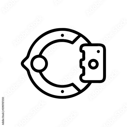Electronic brake icon