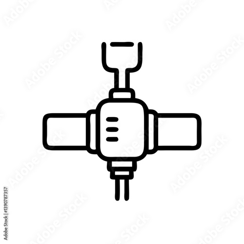 Electronic valve icon