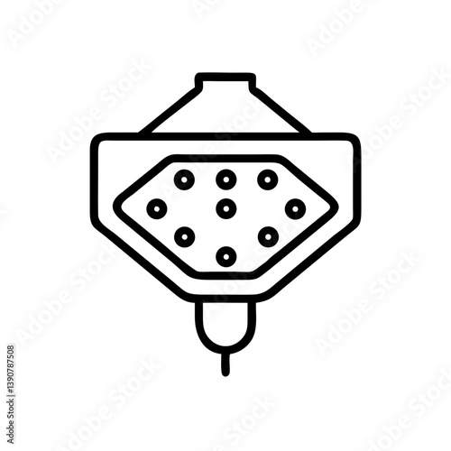 LED lighting icon