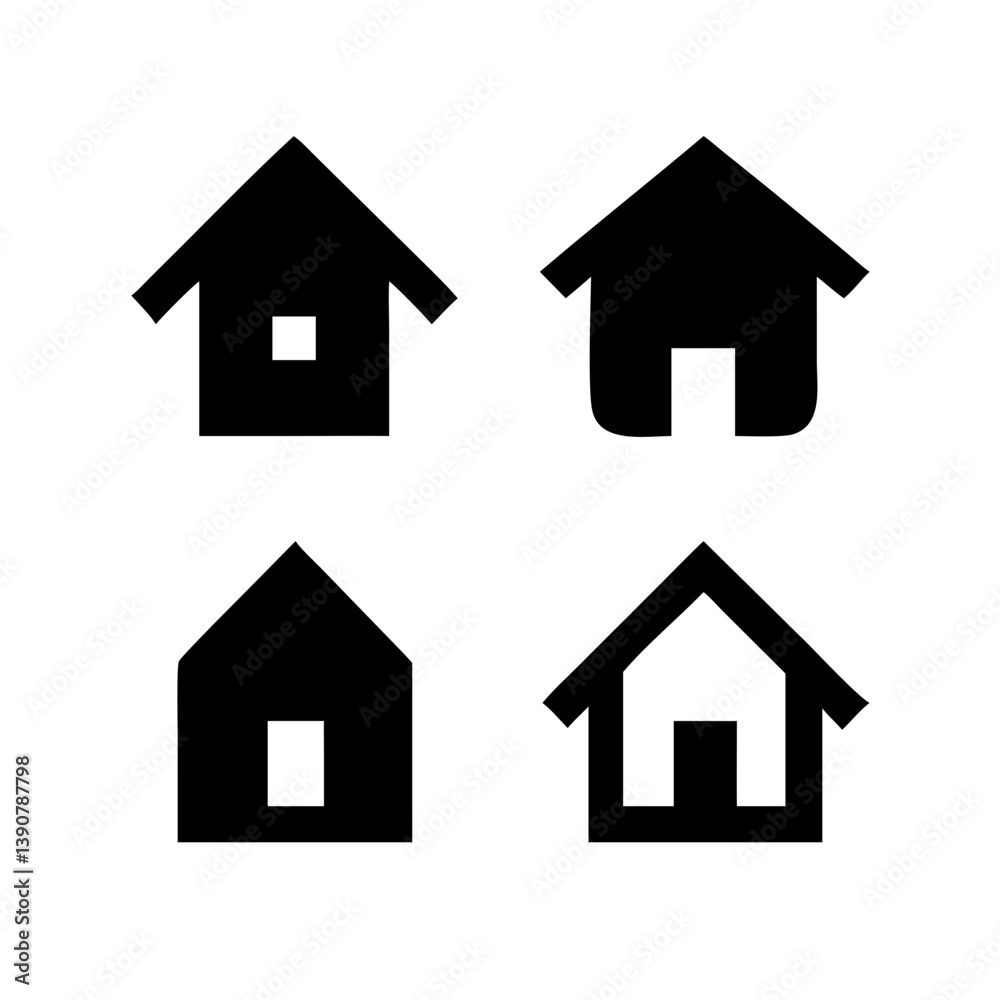 Houses icons set. Real estate. Web home icon for apps and websites. Collection home icons. House symbol. Set of Houses Icons or symbols Vector fully editable file. Houses icons set. Real estate. Web home icon for apps and websites. Collection home icons. House symbol. Set of Houses Icons or symbols Vector fully editable file.