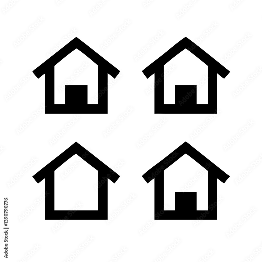 Simple house symbol. Smart home icon collection. Main page pictogram in filled, thin line, outline editable Stroke. House, Technology, Wireless. Professional vector icon.
Simple house symbol. Smart home icon collection. Main page pictogram in filled, thin line, outline editable Stroke. House, Technology, Wireless. Professional vector icon.