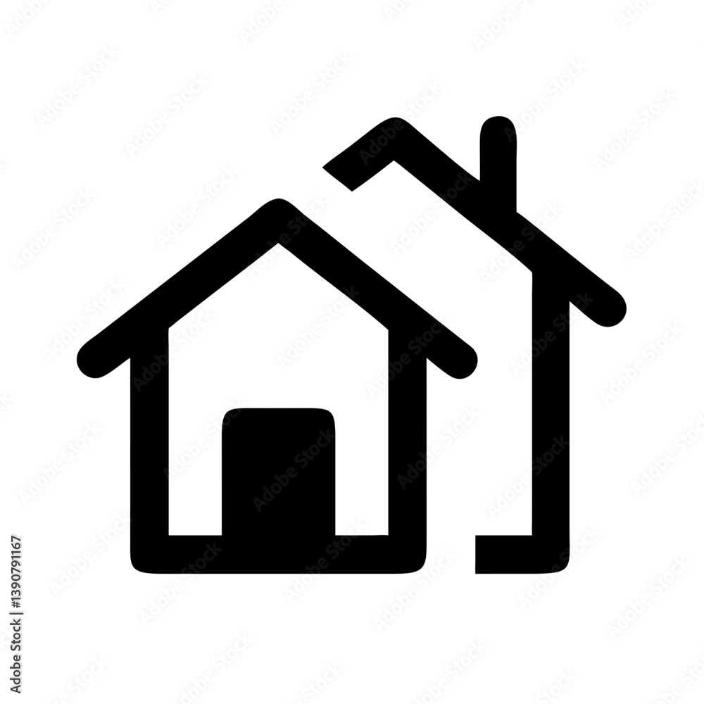 Simple house symbol. Smart home icon collection. Main page pictogram in filled, thin line, outline editable Stroke. House, Technology, Wireless. Professional vector icon.
Simple house symbol. Smart home icon collection. Main page pictogram in filled, thin line, outline editable Stroke. House, Technology, Wireless. Professional vector icon.